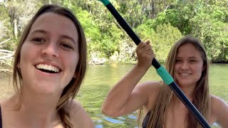 Paddle Boarding Kings Bay with Manatees FLORIDA [upl. by Chappie]