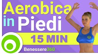 Lezione di Aerobica di 15 Minuti Esercizi Cardio per Perdere Peso [upl. by Verene]