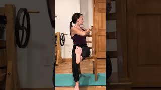 Chair core strength yogawithsaratrapani [upl. by Bink]