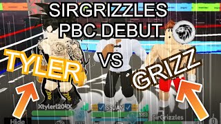 MY PROFESSIONAL PBC DEBUT  Tyler Vs SirGrizzles  Boxing Beta [upl. by Linker]