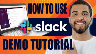 How to Use Slack Demo Tutorial for Beginners 2024 [upl. by Anelat894]