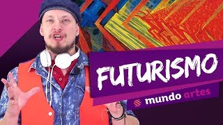 🎭 Arte moderna 59 FUTURISMO  Mundo Artes  ENEM [upl. by Susannah]