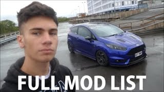 FIESTA ST 320BHP MOD LIST [upl. by Nyltyak97]