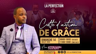 CULTE DACTION DE GRACE DU DIMANCHE 14 JUILLET 20241er culte [upl. by Ahsata677]