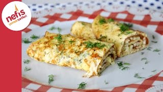 İki Peynirli Omlet Tarifi  Peynirli Omlet Yapımı  Nefis Yemek Tarifleri [upl. by Aicatsue]