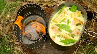 Canteen Cup Cooking Thai Green Curry in BCB Crusader [upl. by Eimerej]