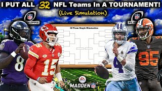 What If Every NFL Team Made the 2024 Playoffs Madden Simulation [upl. by Akinyt]