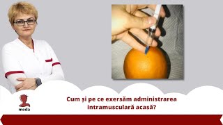 Cum exersam administrarea intramusculara acasa [upl. by Mcconaghy387]