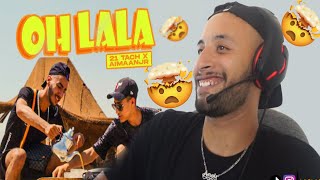 21 TACH  OH LALA Feat AIMAN JR Official Music Video  REACTION [upl. by Behre]