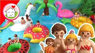 Playmobil Film deutsch  Chaos am Badesee  Geschichte von Familie Hauser für Kinder [upl. by Plato]