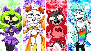 Rocky Rakoons Smiling Critters Transformation  Funny Animation Meme Mega Mix Comp [upl. by Hansel]