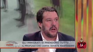 BELLO FIGO TORNA IN TV CONTRO SALVINI [upl. by Ariamo934]