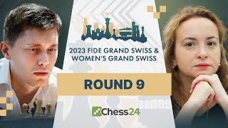 Vidit v Esipenko Wholl Emerge As Sole Leader Stefanova Joins Top 3  FIDE Grand Swiss Rd 9 [upl. by Artenehs714]