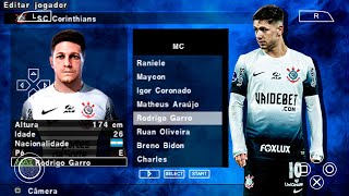 NOVO EFOOTBALL PES 2024 PPSSPP COM BRASILEIRÃOEUROPEU ATUALIZADO TEMPORADA 202425 [upl. by Nashner]