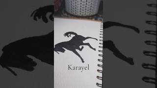 Karayel Osman Bey Horse Sketch Made easy kidsdrawing drawing art animated sketch draw foryou [upl. by Nus]