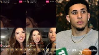 Izzy Morris amp Denise Garcia Clown LiAngelo Ball On Instagram Live Izzy Got A Real Man [upl. by Giralda]