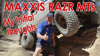 MAXXIS RAZR MT tyres First Impressions REVIEW [upl. by Audun]