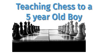 Live Teaching Chess to a 5 year Old boy in Google meet chess [upl. by Franck828]