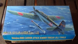 Inbox Review of the 148 Scale Nakijimi B6N2 Jill from Hasegawa [upl. by Fritz]