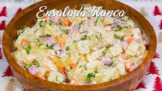 COMO PREPARAR ENSALADA BLANCA NAVIDEÑA  ACOMERPE [upl. by Seto]