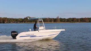 2001 Proline 19 Sport Center Console with TTop Cruising the Lake [upl. by Jennilee547]