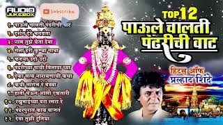 Top 12 Super Hit Vitthal Songs Marathi Paule Chalti Pandharichi vaat Prahlad Shinde Bhakti Songs [upl. by Christen]