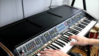 polymoog 203a demonstration by Synthpro [upl. by Alleras172]