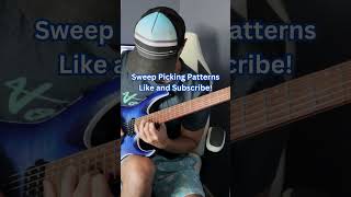 Sweep Picking Patternssweeppicking shredguitar arpeggios guitarplaying guitartechnique [upl. by Hayden242]