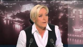 BFMTV 2012  interview Le Point Marine Le Pen [upl. by Petr471]