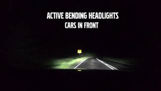 Volvo Active Bending LED Headlights with Shadow Technology [upl. by Eeznyl760]