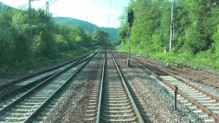 Führerstandsmitfahrt Trier nach Koblenz Mosel Gbf Teil 1 [upl. by Aihtnys]