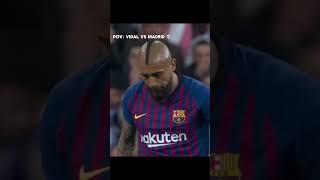 VIDAL VS MADRID 🤬🔥 football barcelona vidal madrid elclasico [upl. by Derron]