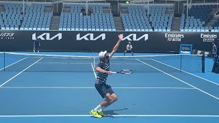 UNRETURNABLE Reilly Opelka T  Serve 🎾 🤯 🇺🇸 [upl. by Annoved]