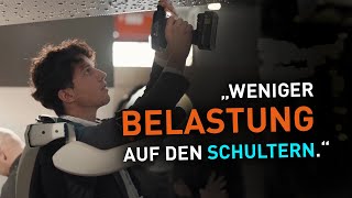 Kann ein Schulter Exoskelett die Arbeitsbelastung verringern [upl. by Naedan688]