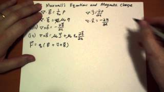 733 Maxwells Equation and Magnetic Charge [upl. by Hannavahs584]