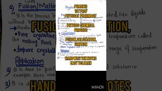 physico chemical process fusion calcination and ignitionshortsvideo pharm mbbsphysicalpharmcay [upl. by Memberg]