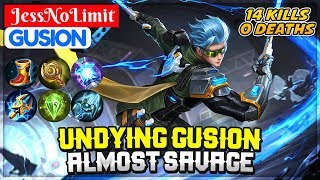 Undying Gusion Almost SAVAGE  JessNoLimit Gusion  Mobile Legends [upl. by Tsui]