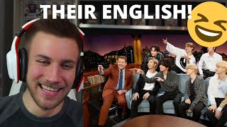 BTS Interview on the Late Late Show with James Corden  Reaction [upl. by Armat]