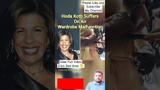 Hoda Kotb Suffers On Air Wardrobe Malfunction  Hosting Olympics  Hoda Kotb  Olympic Games [upl. by Nongim]