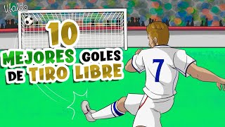 Los 10 mejores goles de tiro libre de la historia [upl. by Linehan]