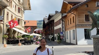 Saanen Switzerland 🇨🇭  Quick Tour in Saanen village [upl. by Airotnahs534]