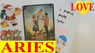 ARIES DECEMBER 2023 YOU WILL FAINT WHEN HE START TALKING ABOUT LOVE AND YOU Aries Tarot Reading [upl. by Faun838]