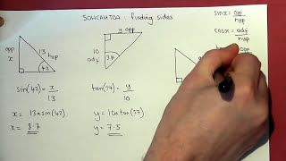 Trigonometry Basics  how to find missing sides and angles easily 6 Golden Rules of SOHCAHTOA [upl. by Ettelrac]