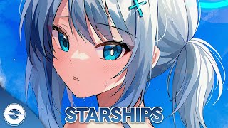 1 HOUR Nightcore  Starships  Lyrics [upl. by Nymassej]