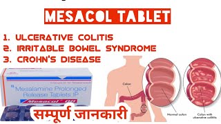 Mesacol 400 mg tablet  Mesalamine prolonged release tablets  Mesacol od 12 gm tablet dosage [upl. by Ardnait214]