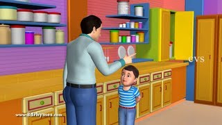 Johny Johny Yes Papa Poem  3D Animation English Nursery rhyme for children with lyrics [upl. by Nosille246]