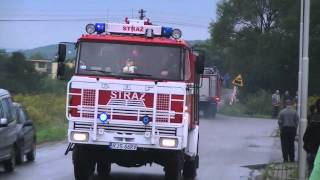 Pożar w zakładach quotNowy Stylquot  Jasło 13082012 [upl. by Ahsaeyt673]