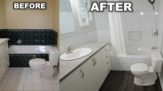 Bathroom Remodel Time Lapse DIY Renovation [upl. by Hentrich]