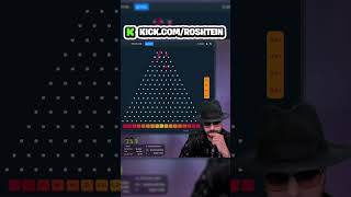 ROSHTEIN CRAZY HIT on PLINKO gamble casino stakebonus slotmachine slot stakemines funny [upl. by Dyrrej88]