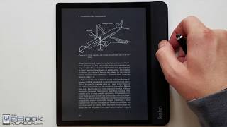 Kobo Forma PDF Review  8quot E Ink eReader [upl. by Whallon745]